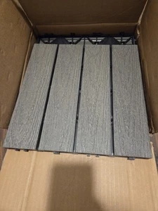 Azulejo compuesto UltraShield Naturale de 1 pie x 1 pie cubierta rápida exterior en... - Imagen 1 de 4