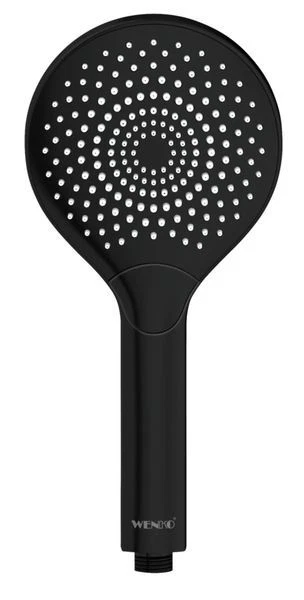 WENKO Duschkopf Watersaving ABS Schwarz Universalanschluss Durchlauferhitzer - Bild 1 von 4
