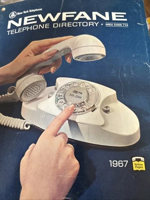 Telephone Directoty Yellow Pages Book NEWFANE AND Vicinity New York 716 1967 - Image 1 of 4