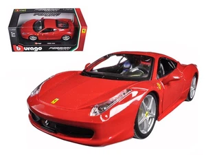 Bburago 26003RD Ferrari 458 Italia Red 1/24 Diecast Model Car - Picture 1 of 1