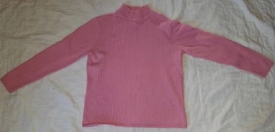 Suéter Karen Scott Mujer Talla XL Extra Grande Pull Over Rosa 100% Algodón Foto 1 de 4
