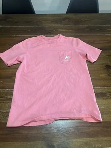 Camisa Vineyard Vines Niño Talla L (18) Bolsillo Lacrosse ~Rosa~ Manga Corta - Imagen 1 de 3