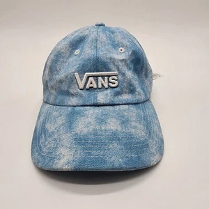 VANS Azul Desteñido Nube Correa Trasera Sombrero Correa A Cuadros Gorra de Béisbol Ajustable - Imagen 1 de 5