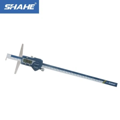 SHAHE Single Hook Digital Depth Caliper Stainless Steel 0-300mm 5113-300A - Image 1 of 4