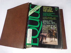 Vintage EQUUS Magazines w/Binder Full Year Nov 1979-Oct 1980 Issues # 25-36 B25 - Picture 1 of 7