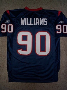 STITCHED/SEWN Texans MARIO WILLIAMS nfl Jersey Adult MEN'S/MENS (L-LG-LARGE) - Picture 1 of 3