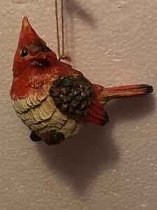 Adornos navideños de madera cardinal, madera tallada y pintada a mano 5 pulgadas de largo - Imagen 1 de 2