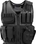 Tactical Vest Breathable Training Vest Law Enforcement - Black