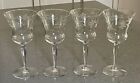 Vintage Glastonbury Lotus 3720 19 Water Goblets Etched Crystal Glass   Lot Of 4