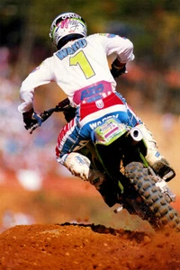 Jeff Ward Motorcycle Cross Country Driver Star Wall Art Home - POSTER 20x30 - Picture 1 of 3