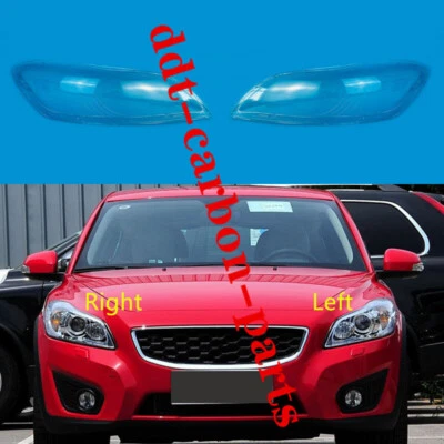 Nueva cubierta de lente de faro delantero izquierdo y derecho + pegamento sellador para Volvo C30 2011-2013 Foto 1 de 4