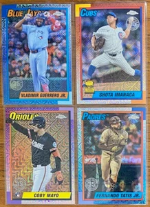 Silver Pack 1990 Mojo Chrome Lot (7) - 2025 Topps Series 1 - Rookies - Gold Cup - Picture 1 of 4