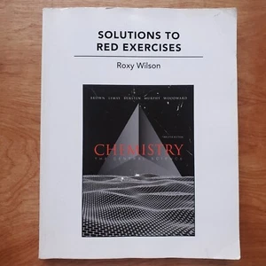Solutions to Red Exercises Roxy Wilson Chemistry The Central Science 12th Ed. - Imagen 1 de 22