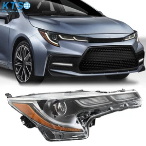 Faro Faro Faro Para Toyota Corolla SE XLE XSE 2020-2022 Negro Carcasa LED RH - Imagen 1 de 18