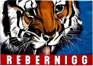 Original vintage poster CIRCUS REBERNIGG TIGER HUGE c.1950 - Picture 1 of 1