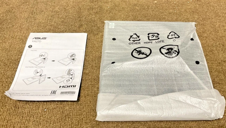 ASUS VA27DQSB 27" LED LCD Display Monitor 1080p - READ! ACCESSORIES ONLY - Image 1 of 1