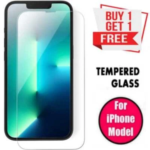 Tempered Glass Screen Protector for iPhone 16 15 13 12 11 14 Pro Max XR X XS Max - Picture 1 of 3