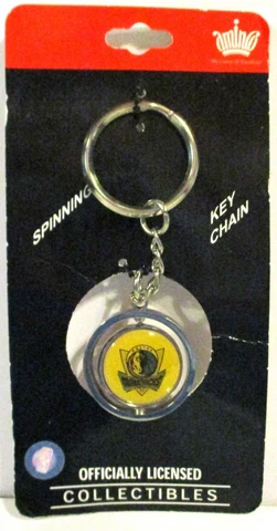 NBA - Dallas Mavericks Basketball - Spinning Keychain - by Aminco Cover