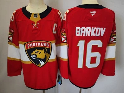 ¡LO ÚLTIMO! Cosido Aleksander Barkov #16 Florida Team Panther nombre y número hecho por fanáticos Foto 1 de 4