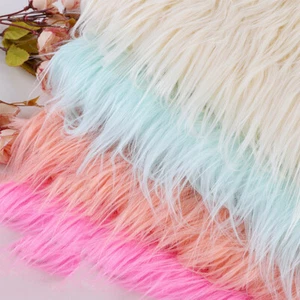 Wool Faux Fur Fabric Soft Plush Carpet Sofa Toy Bag Sewing Pillow DIY Home Decor - Picture 1 of 15