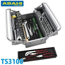 ASAHI Tools Tool set 45 pieces in metal tray TS3100 From JapanNew