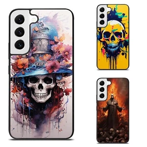 Trendy Case skeleton warrior Skull For Samsung Galaxy Z Fold Flip 3 4 5 6 - Picture 1 of 25