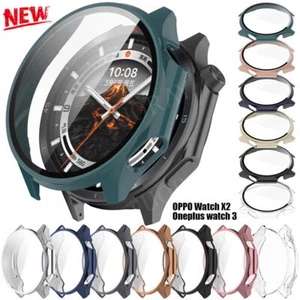 Coque pour Oppo Watch X2/OnePlus Watch 3 PC/TPU Full Ecran Coque Verre Trempé - Photo 1 sur 101