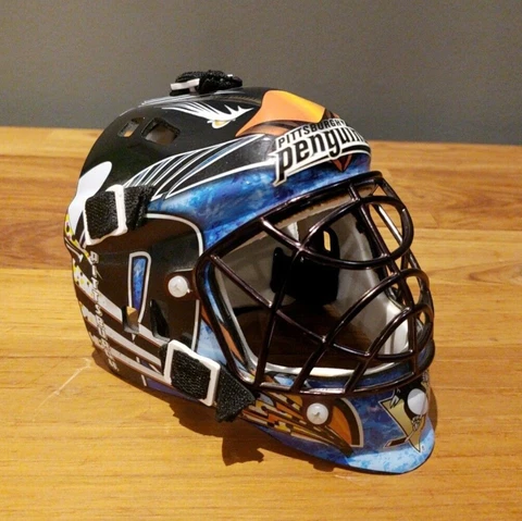 FRANKLIN NHL PITTSBURGH PENGUINS MINI GOALIE MASK Cover