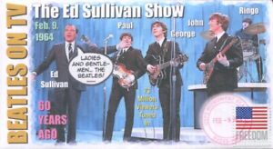 Coverscape Computer Designed 60th Beatles on Ed Sullivan Show Event Cover