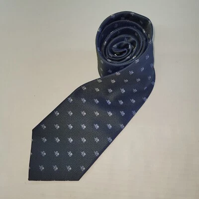 Corbata de seda Viva para hombre corbata de seda hecha a mano con estampado de elefante en gris Foto 1 de 4