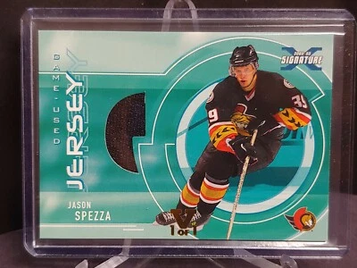 02-03 BAP Signature Series Jerseys/90 #SGJ54 Jason Spezza RC (In The Game) - Image 1 of 2