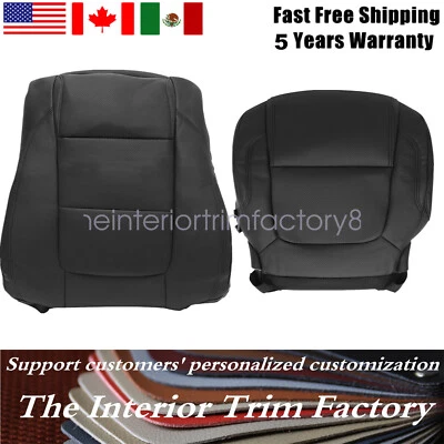 Driver Bottom & Top Leather Seat Cover For 2012 2013 2014 Ford Explorer Sport US - Image 1 of 4