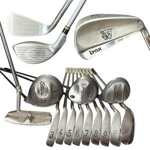 Men’s RH Full Golf Club Set Callaway Cobra Lynx Regular Flex Graphite & Steel - Picture 1 of 16