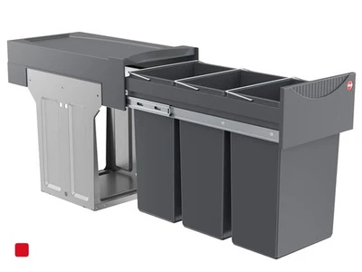 Hailo AS Terzett 10/10/10 dunkelgrau - 3666131 Einbau Abfalltrennsystem - Bild 1 von 3