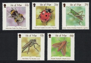 Isle of Man Insects 5v 2001 MNH SG#924-928 - Picture 1 of 1