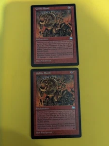 Goblin Bombx2. Enchantment.1 Has Mark Weatherlight  Magic the Gathering Card. - Picture 1 of 12