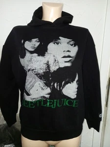 BeetleJuice Girls Black Cotton Blend Sweater Hoodie 12-13 Yrs 158 Cm - Picture 1 of 16