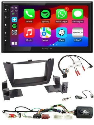 Kenwood Lenkrad USB DAB 2DIN Bluetooth Autoradio für Hyundai Tucson 2010-2015 sc - Bild 1 von 4