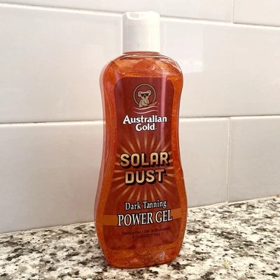 Australian Gold Solar Dust Shimmer Dark Tanning Lotion Gel 8oz Bottle - Image 1 of 4