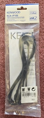 Cable KENWOOD KCA-IP100 para Select iPOD, iPhone para conectar a Kenwood Stereos Foto 1 de 2
