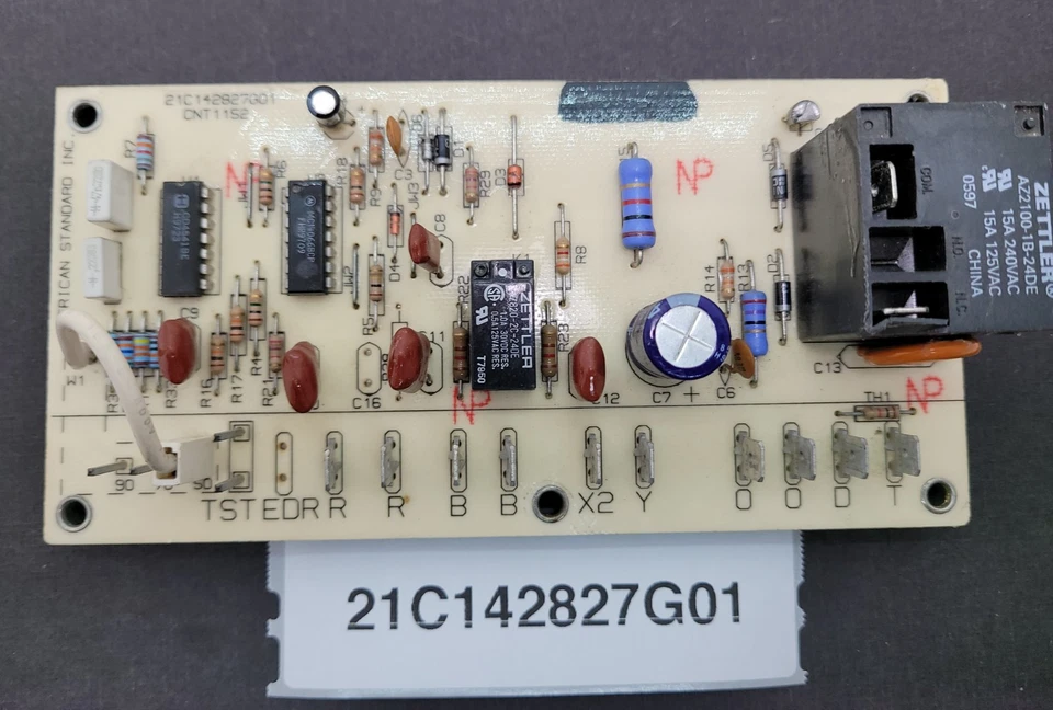 American Standard 21C142827G01 Defrost Control Circuit Board CNT1152 - Image 1 of 1