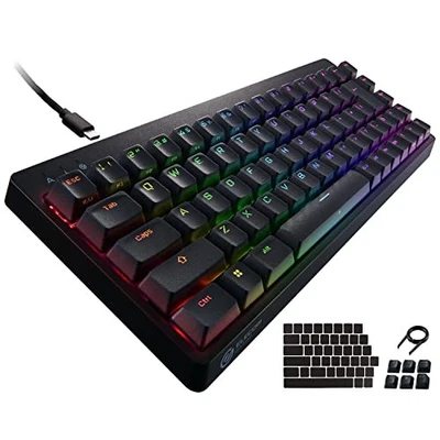 ELECOM Gaming Keyboard Wired V-custom VK300S RGB Tenkeyless 65% Size Mechanical - Image 1 of 4