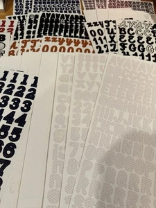 Pegatina Creative Memories File Mate con pestañas de colores + 19 juegos de ABCS/123s NLA - Imagen 1 de 6