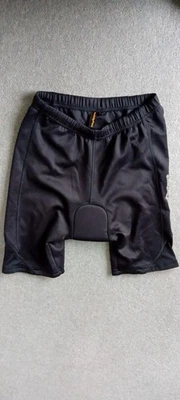 Mens Muddy Fox Cycling Shorts Size L - Black Padded - See Description And Scans - Image 1 of 4