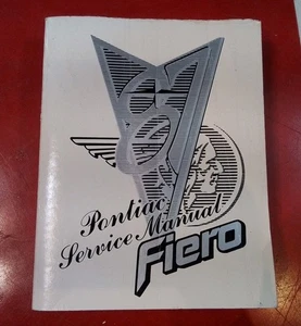 Pontiac Fiero GT 1987 libro manual de taller de reparación de servicio GM OEM - Imagen 1 de 3