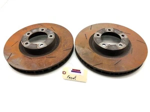 2010-2016 PORSCHE PANAMERA 4S AWD FRONT BRAKE DISC ROTOR SET X2 OEM. - Picture 1 of 7