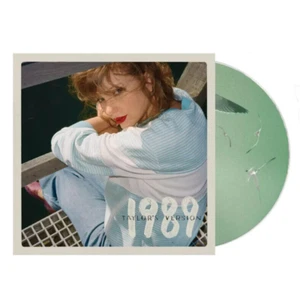 Taylor Swift - 1989 (Taylor's Version) Green Edition w/Poster - New Cracked Case - Imagen 1 de 3