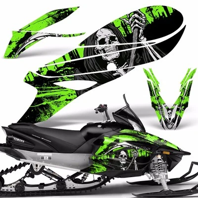 Snowmobile Graphic Decals Stickers For Yamaha Apex 2011-2018 REAPER2 G - Image 1 of 3