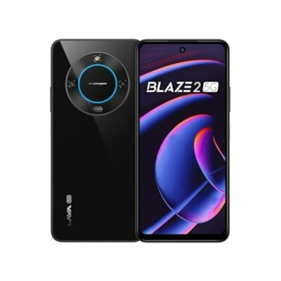 Lava Blaze 2 5G (Glass Black, 6GB RAM, 128GB Storage)| Stunning Ring - Image 1 of 3