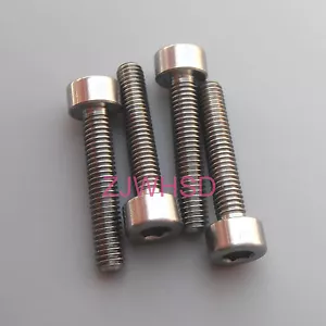 4pcs M3 Titanium Ti Screw Bolt Allen Hex Socket Cap Head Aerospace Grade No rust - Bild 1 von 14